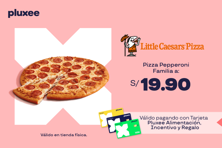 PIZZA PEPPERONI FAMILIA A S/.19.90